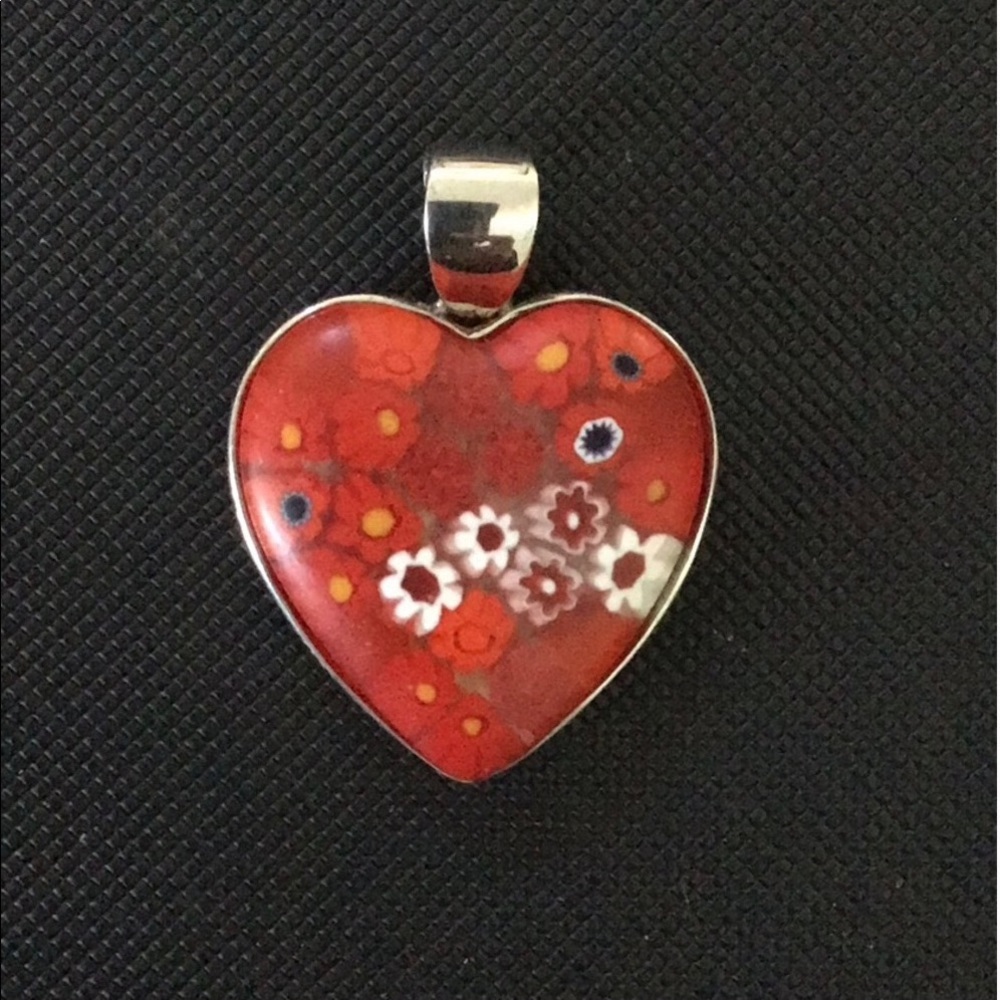 🆕 Murano Heart Pendant by Alan K.